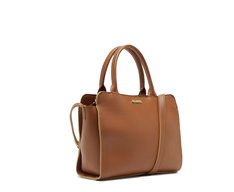 Bolsa Tote Média Básic Marrom