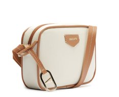 Bolsa Tiracolo Média Cápsula Metal Branca