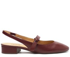 Sapatilha Salto Bloco Chanel Classy Roxa