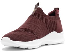 Tênis Slip On Streech Jogging Knit Roxo