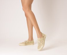 Tênis Knit Alê Bege