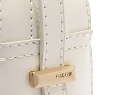 Bolsa Tiracolo Média Retangular Minimal Branca