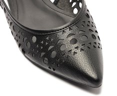 Sapatilha Slingback Perfuros Preta