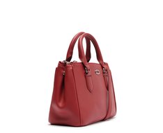 Bolsa Tote Média Cápsula Metal Vermelha
