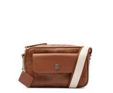 Bolsa Tiracolo Pequena Duetto Marrom