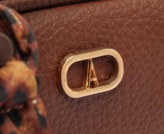 Bolsa Tote Média Lenço Marrom