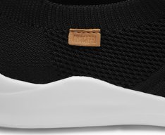Slip On Preto Knit Liso