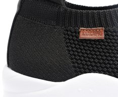 Slip On Preto Knit Liso