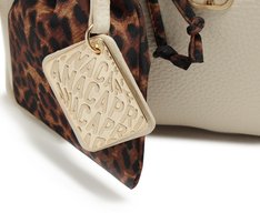 Bolsa Tote Média Lenço Branca