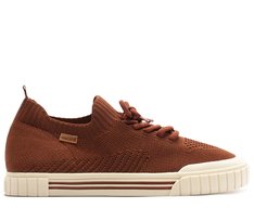 Tênis Knit Texturizado Alê Marrom