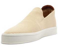 Tênis Slip On Knit Riscado Bege