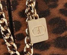 Bolsa Tote Média Madri Chaveiro Animal Print