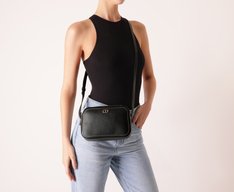 Bolsa Tiracolo Média Office Preta