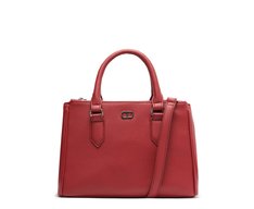 Bolsa Tote Média Cápsula Metal Vermelha
