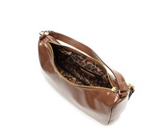 Bolsa Tiracolo Média Pingente Marrom