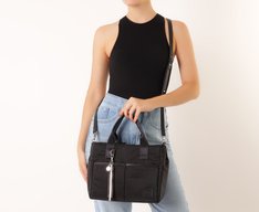 Bolsa Tote Grande Sporty Nylon Preta