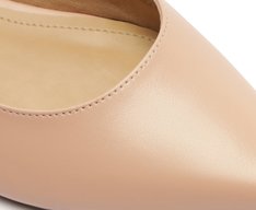 Sapatilha Slingback Bico Fino Rosa Blush
