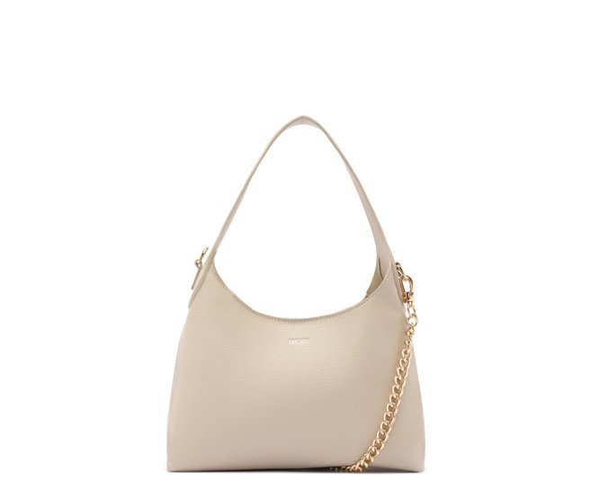 Bolsa Tiracolo Média Boho Corrente Cinza