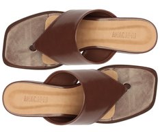 Sandália Mule Gaspéa Regular Marrom