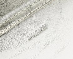 Bolsa Tiracolo Média Pedraria Prata