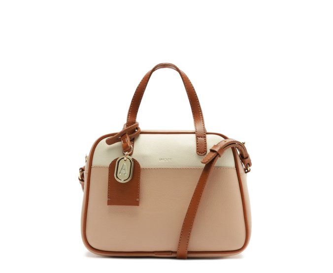 Bolsa Tote Média Boxy Marrom