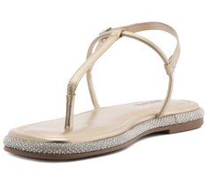 Rasteira Slim Sola Glam Dourada
