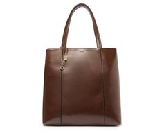 Bolsa Shopping Grande Madri Chaveiro Marrom