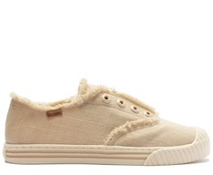 Tênis Slip On Desfiado Alê Bege