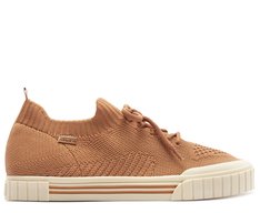Tênis Knit Texturizado Alê Bege