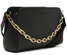 Bolsa Crossbody Média Preta Corrente