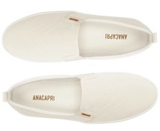 Tênis Slip On Sola Alta Texturas Branco