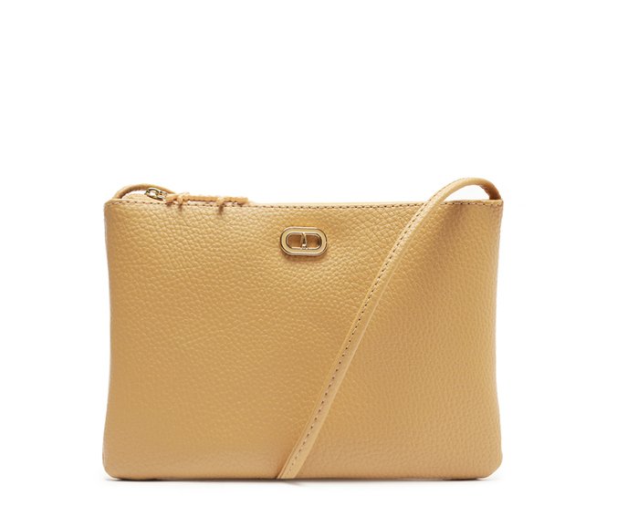 Bolsa Tiracolo Pequena Clássica Amarelo