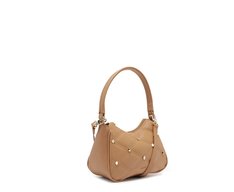 Bolsa Tiracolo Pequena Baguete Trendy Beats Bege