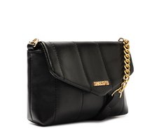 Bolsa Tiracolo Pequena Matelassê Flufy Preta