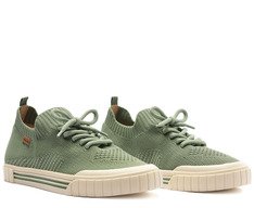 Tênis Knit Texturizado Alê Verde