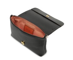 Bolsa Tiracolo Média Lisa Preta