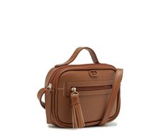 Bolsa Tiracolo Pequena Bolso Frontal Barbicacho Marrom