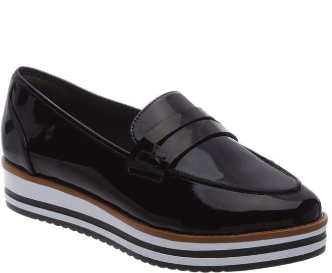 MOCASSIM NUDE ANACAPRI FLATFORM VERNIZ | ZZ MALL