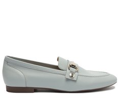 Mocassim Detalhe Removível Bridão E Pala Azul