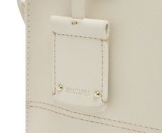 Bolsa Tote Média Pespontos Branca