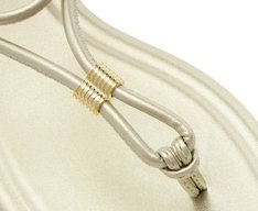 Sandália Slim Elástico Comfy Dourada