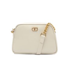 Bolsa Tiracolo Pequena Arredondada Glam Branca