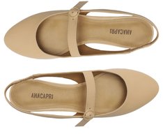 Sapato Chanel Salto Bloco Nude Classy