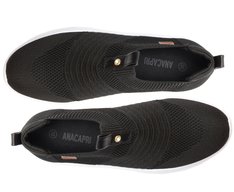 Slip On Preto Knit Liso