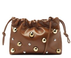 Bolsa Tiracolo Média Rocker Marrom