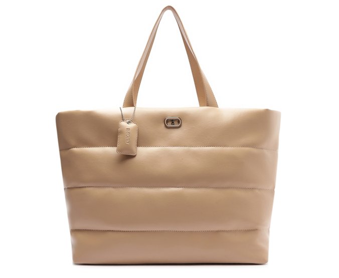 Bolsa Shopping Grande Bege