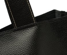 Bolsa Shopping Grande Com Necessaire Preta