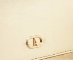 Bolsa Tiracolo Média Alça Glam Dourada