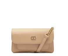 Bolsa Tiracolo Pequena Aurora Bege