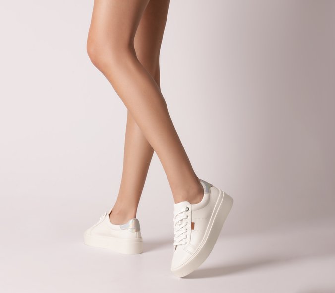 Tenis anacapri top branco sola alta